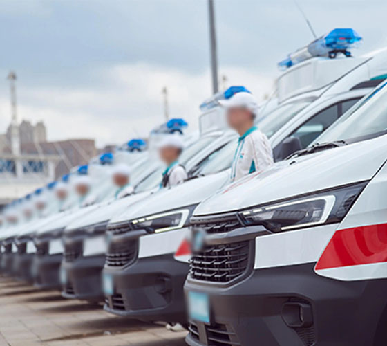 临高县服务车队展示